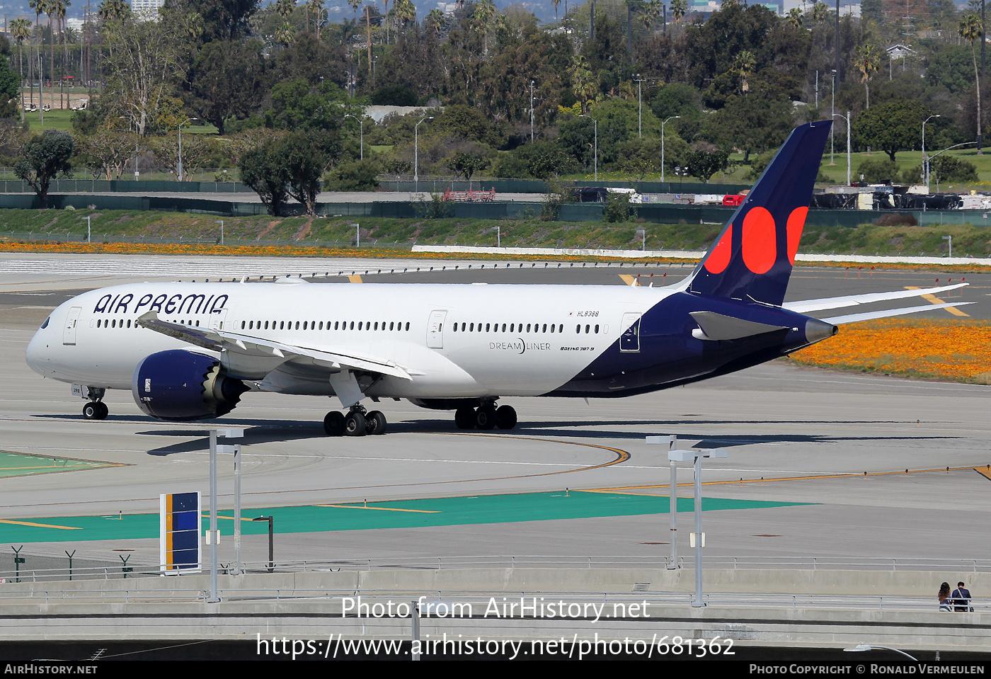 Aircraft Photo of HL8388 | Boeing 787-9 Dreamliner | Air Premia | AirHistory.net #681362