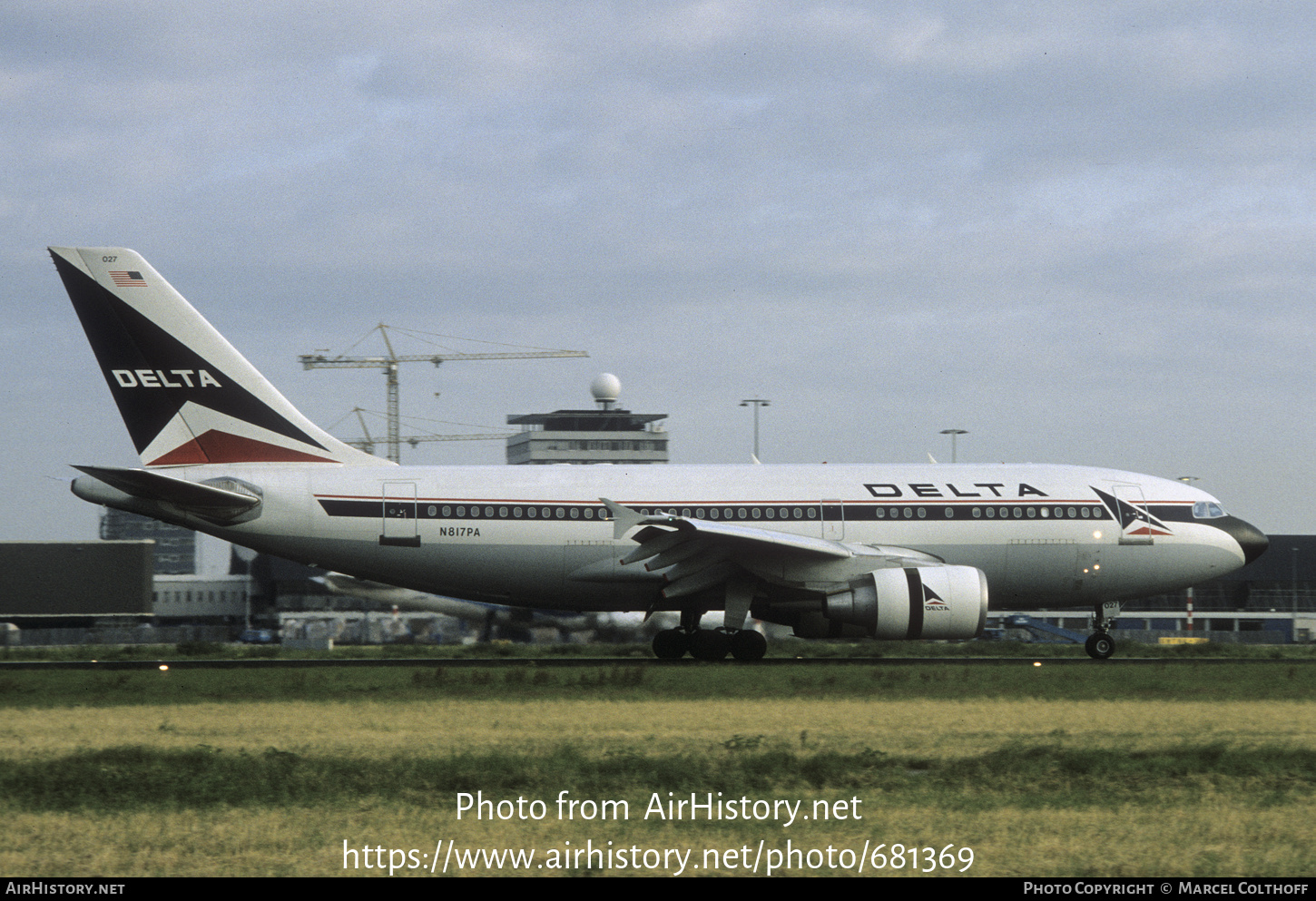 Aircraft Photo of N817PA | Airbus A310-324/ET | Delta Air Lines | AirHistory.net #681369