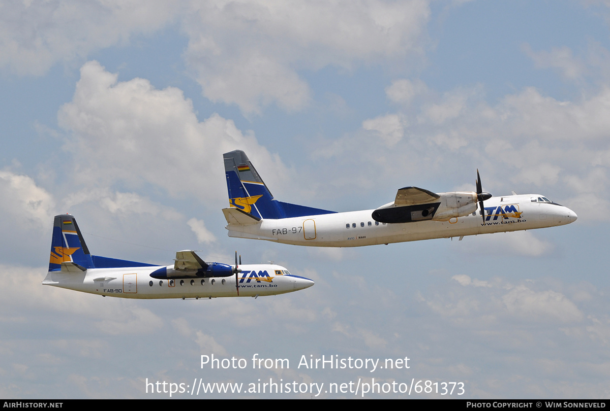 Aircraft Photo of FAB-97 | Xian MA60 | Bolivia - Transporte Aéreo ...