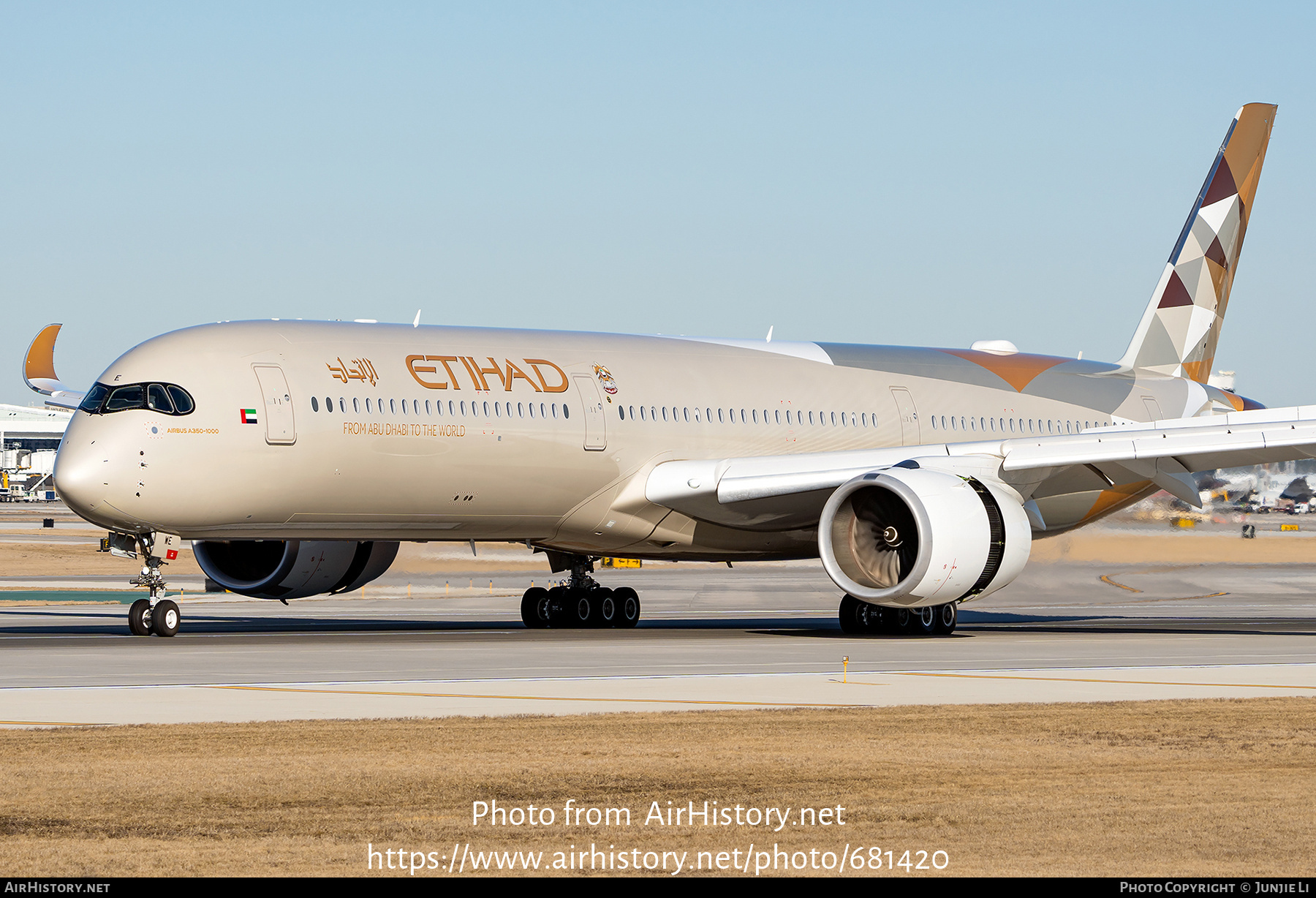 Aircraft Photo of A6-XWE | Airbus A350-1041 | Etihad Airways | AirHistory.net #681420