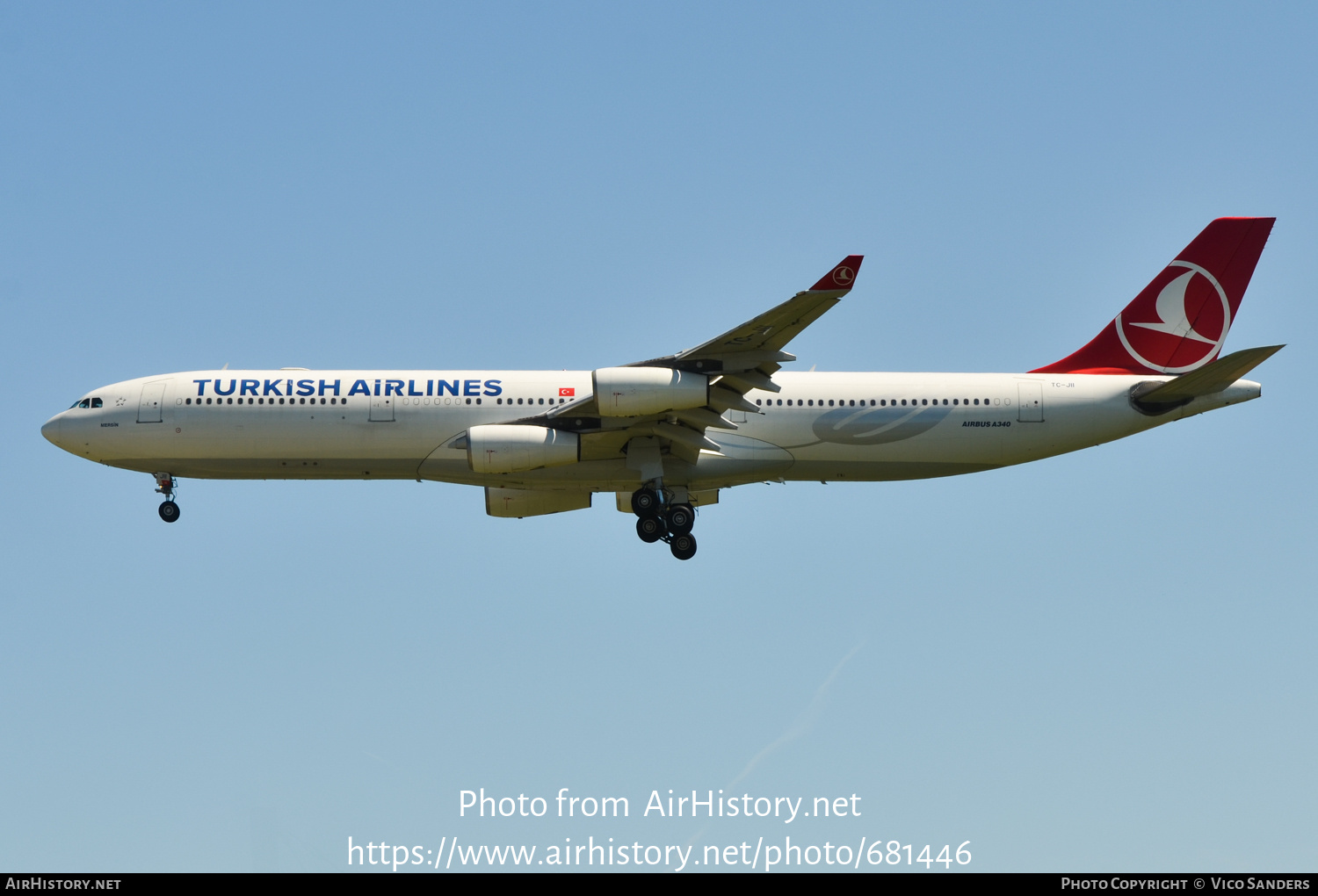 Aircraft Photo of TC-JII | Airbus A340-313 | Turkish Airlines ...