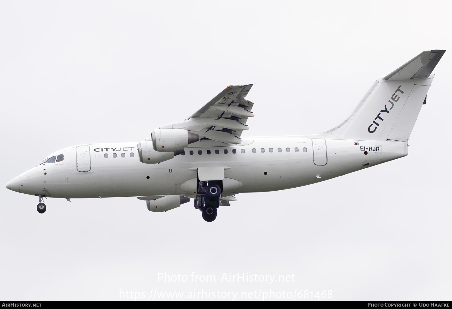 Aircraft Photo of EI-RJR | BAE Systems Avro 146-RJ85A | CityJet | AirHistory.net #681468