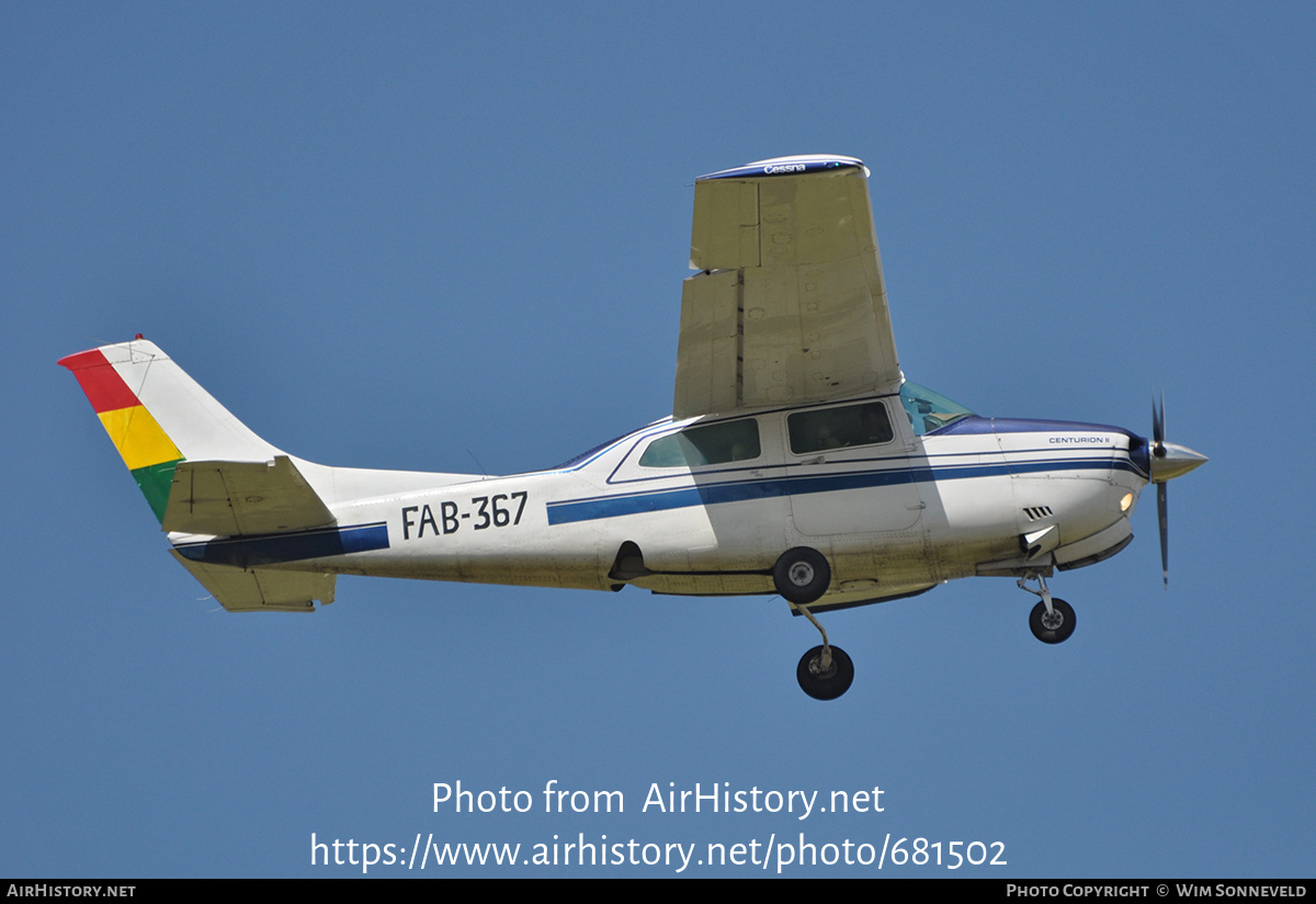 Aircraft Photo of FAB-367 | Cessna 210N Centurion II | Bolivia - Air Force | AirHistory.net #681502