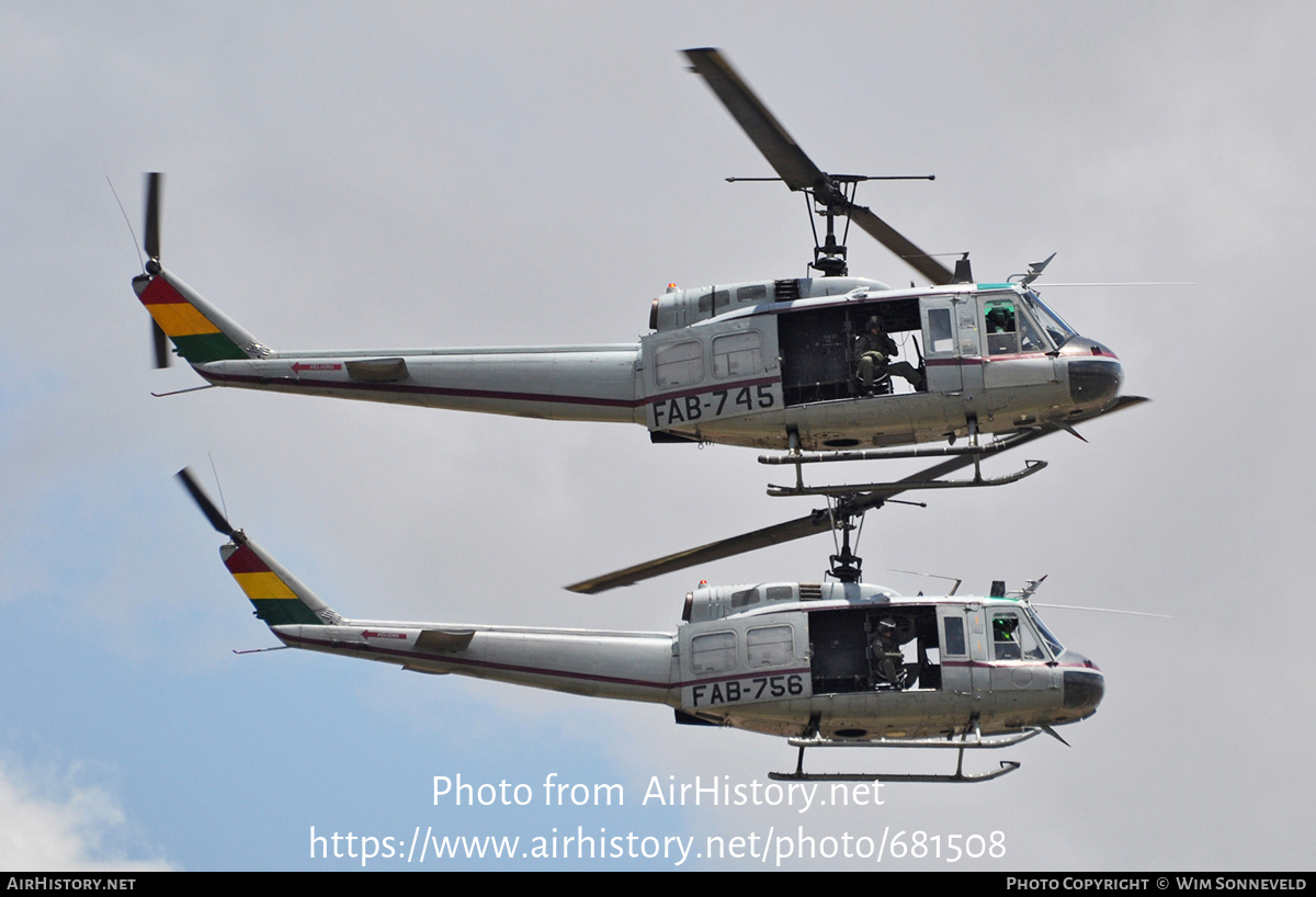 Aircraft Photo of FAB-745 | Bell UH-1H Iroquois | Bolivia - Air Force | AirHistory.net #681508