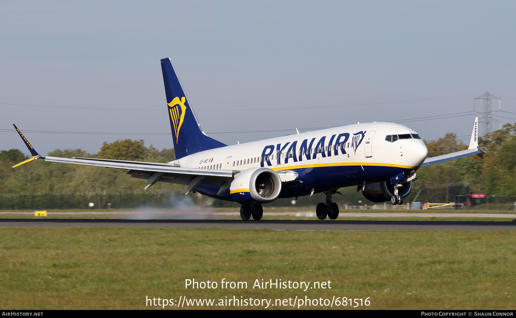 Aircraft Photo of EI-IHE | Boeing 737-8200 Max 200 | Ryanair | AirHistory.net #681516