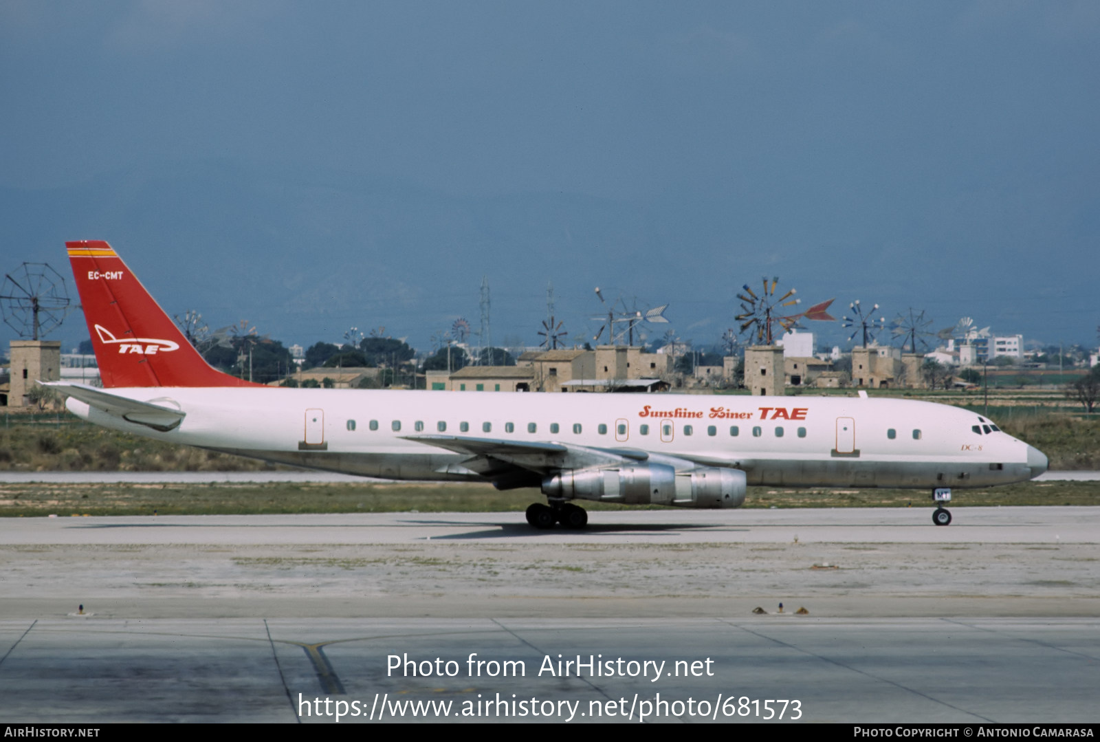 Aircraft Photo of EC-CMT | Douglas DC-8-53 | TAE - Trabajos Aéreos y Enlaces | AirHistory.net #681573