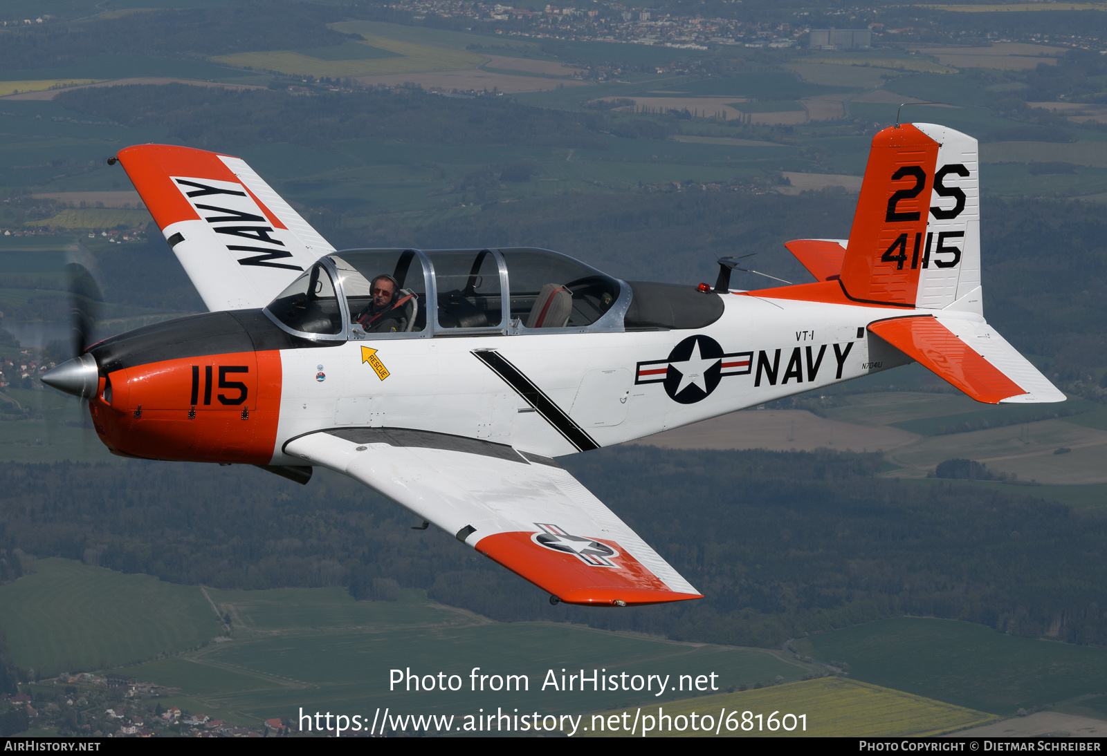 Aircraft Photo of N7041U | Beech T-34B Mentor | AirHistory.net #681601