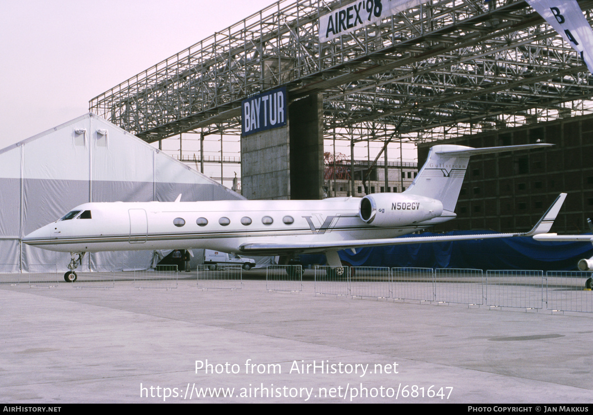 Aircraft Photo of N502GV | Gulfstream Aerospace G-V Gulfstream V | Gulfstream Aerospace | AirHistory.net #681647