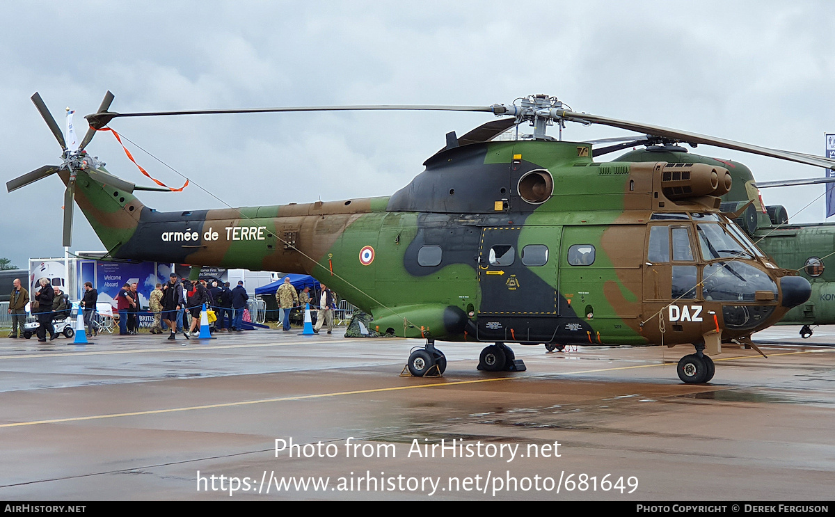 Aircraft Photo of 1219 | Aerospatiale SA-330B Puma | France - Army | AirHistory.net #681649