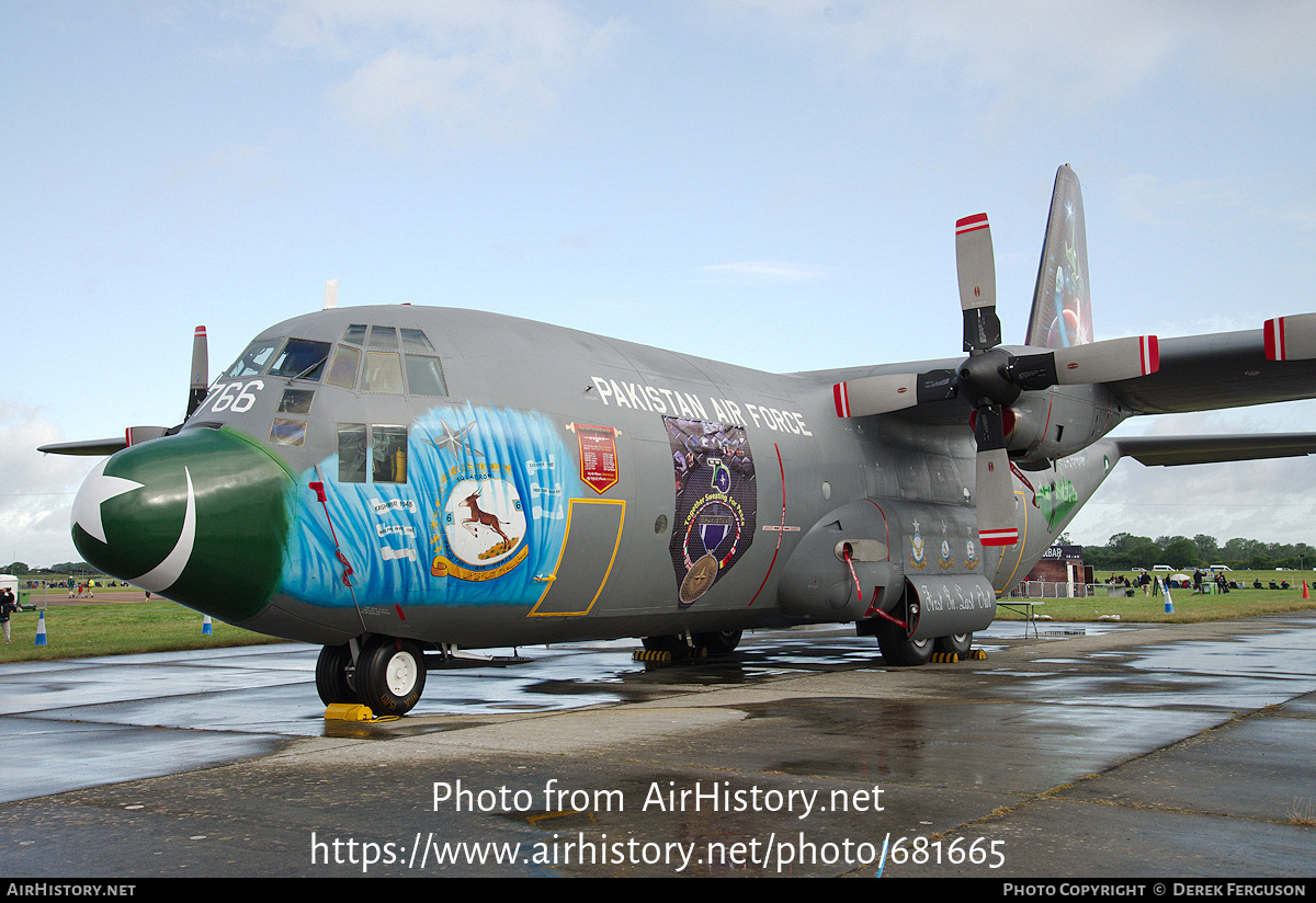 Aircraft Photo of 3766 / 766 | Lockheed C-130B Hercules (L-282) | Pakistan - Air Force | AirHistory.net #681665