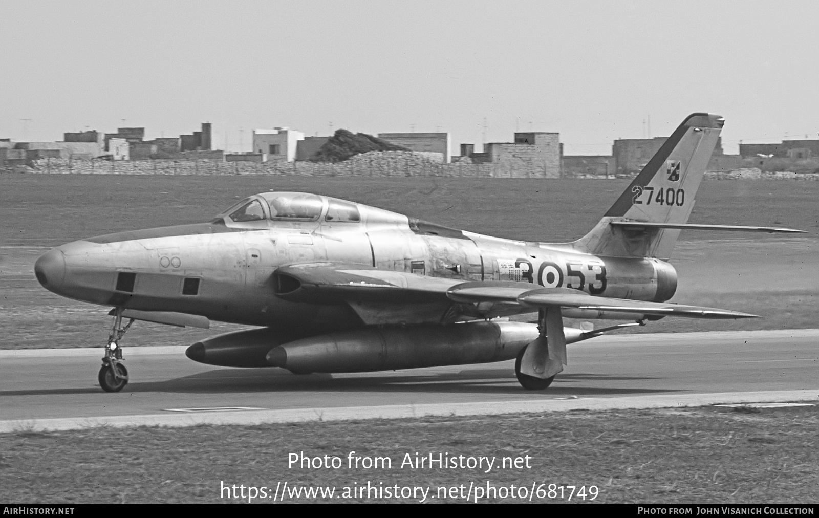 Aircraft Photo of 27400 | Republic RF-84F Thunderflash | Italy - Air Force | AirHistory.net #681749