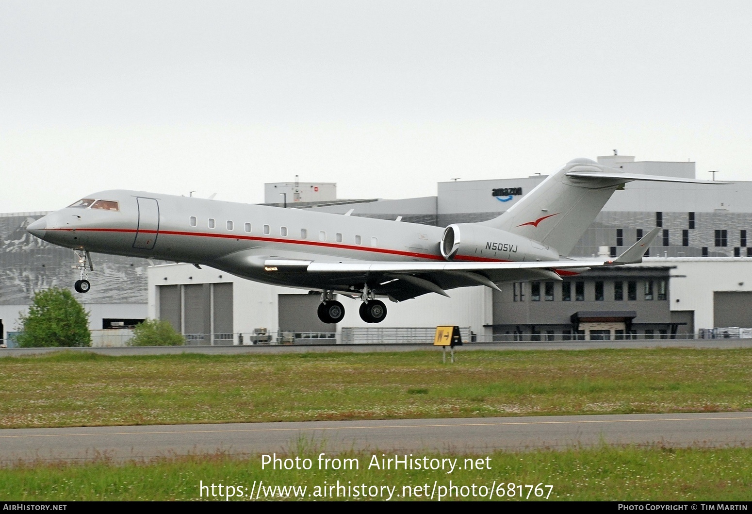 Aircraft Photo of N505VJ | Bombardier Global 5000 (BD-700-1A11) | VistaJet | AirHistory.net #681767