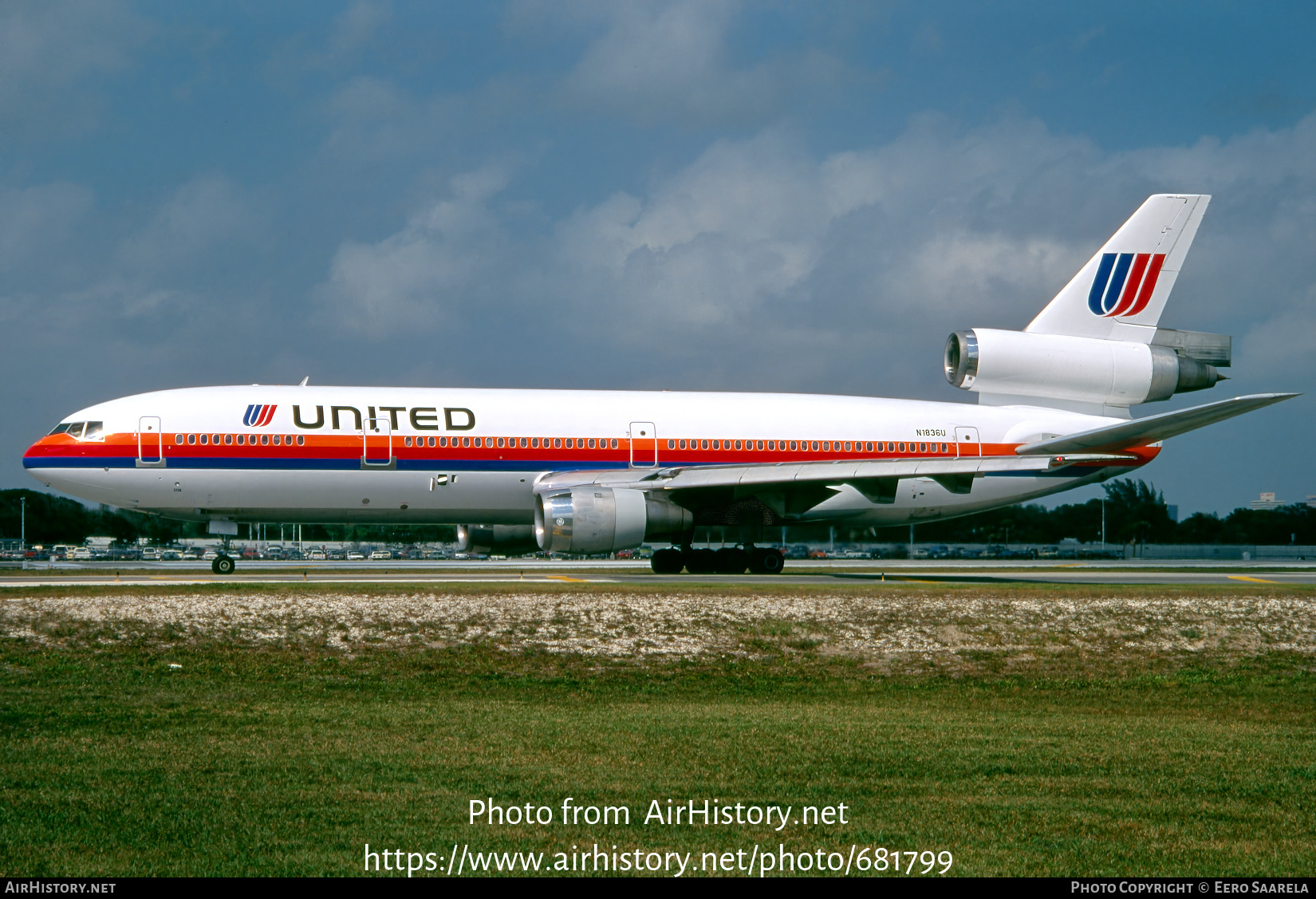 Aircraft Photo of N1836U | McDonnell Douglas DC-10-10 | United Airlines | AirHistory.net #681799