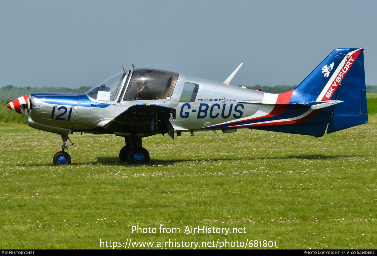 Aircraft Photo of G-BCUS | Scottish Aviation Bulldog 120 | Skysport UK | AirHistory.net #681801