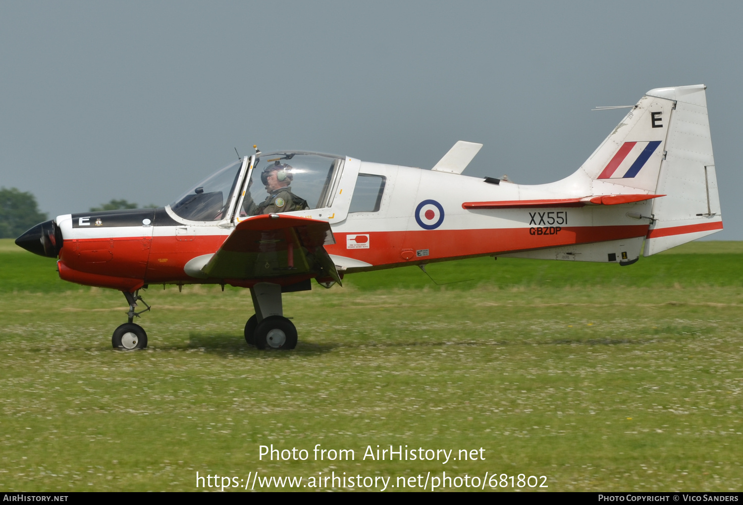 Aircraft Photo of G-BZDP / XX551 | Scottish Aviation Bulldog 120/121 | UK - Air Force | AirHistory.net #681802