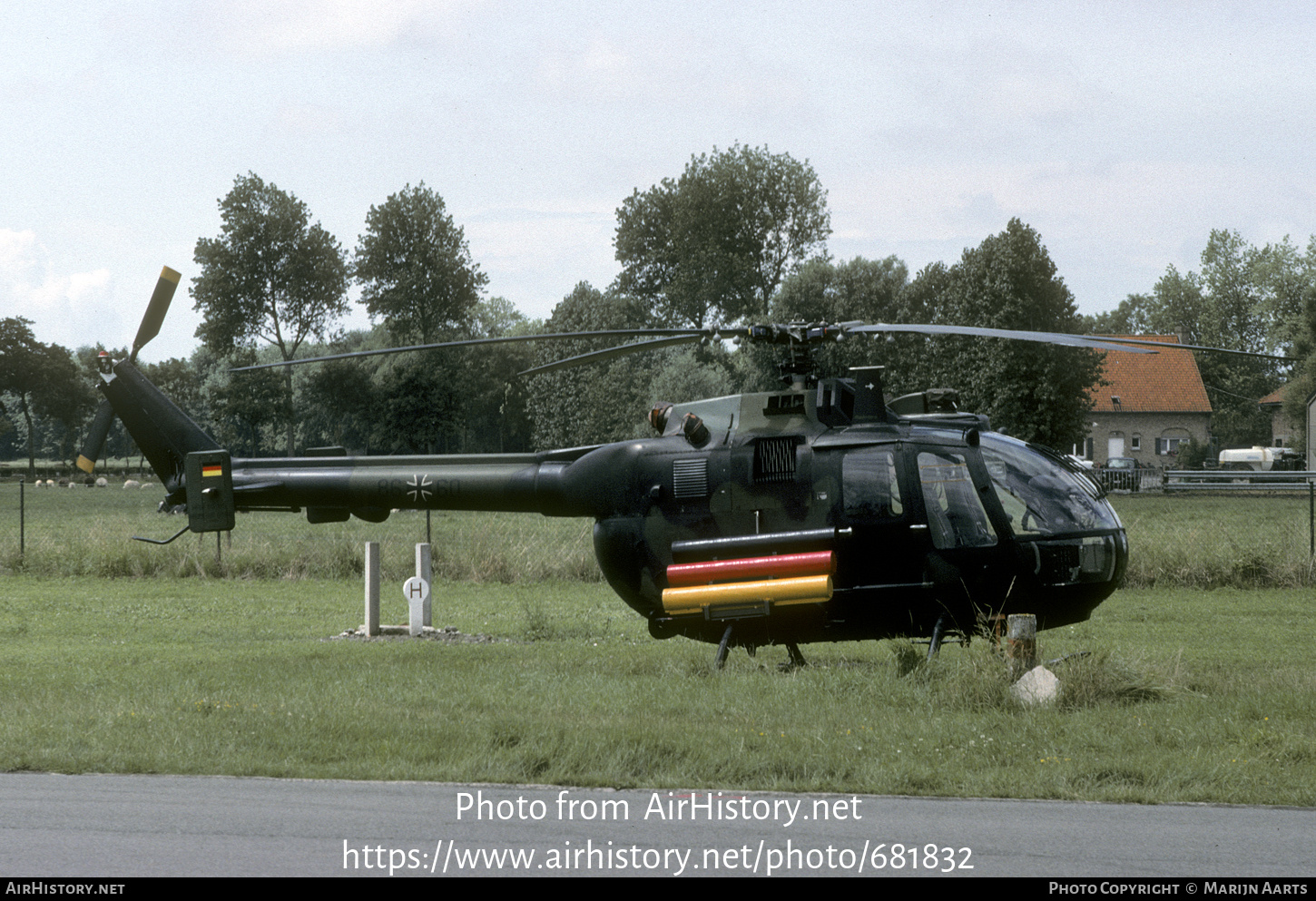 Aircraft Photo of 8660 | MBB BO-105P (PAH-1) | Germany - Army | AirHistory.net #681832