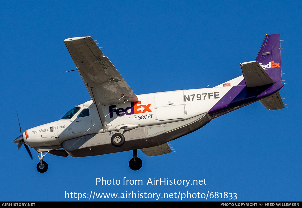 Aircraft Photo of N797FE | Cessna 208B Super Cargomaster | FedEx Feeder | AirHistory.net #681833