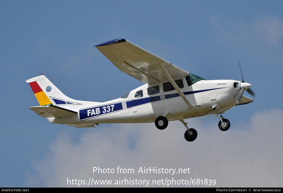 Aircraft Photo of FAB-337 | Cessna U206G Stationair 6 | Bolivia - Air Force | AirHistory.net #681839