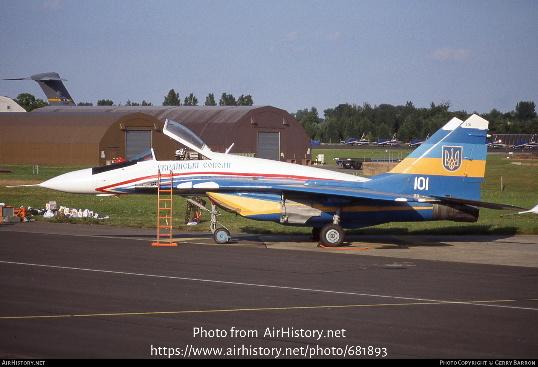 Aircraft Photo of 101 | Mikoyan-Gurevich MiG-29S | Ukraine - Air Force | AirHistory.net #681893