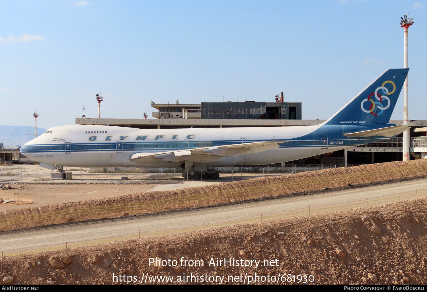 Aircraft Photo of SX-OAB | Boeing 747-284B | Olympic | AirHistory.net #681930