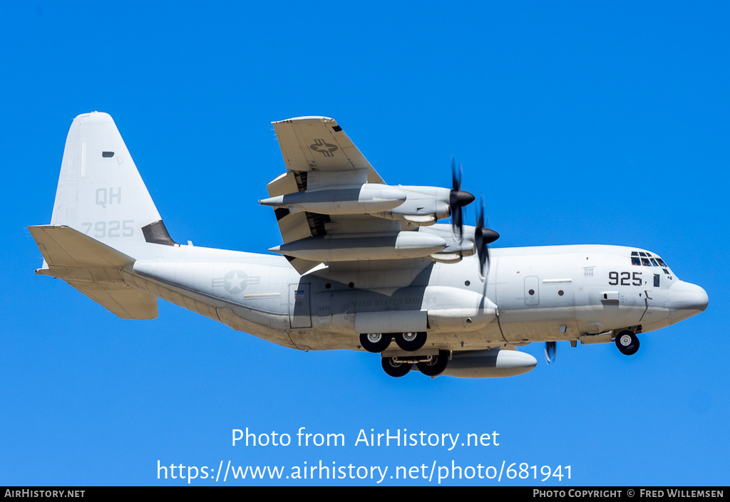 Aircraft Photo of 167925 / 7925 | Lockheed Martin KC-130J Hercules | USA - Marines | AirHistory.net #681941