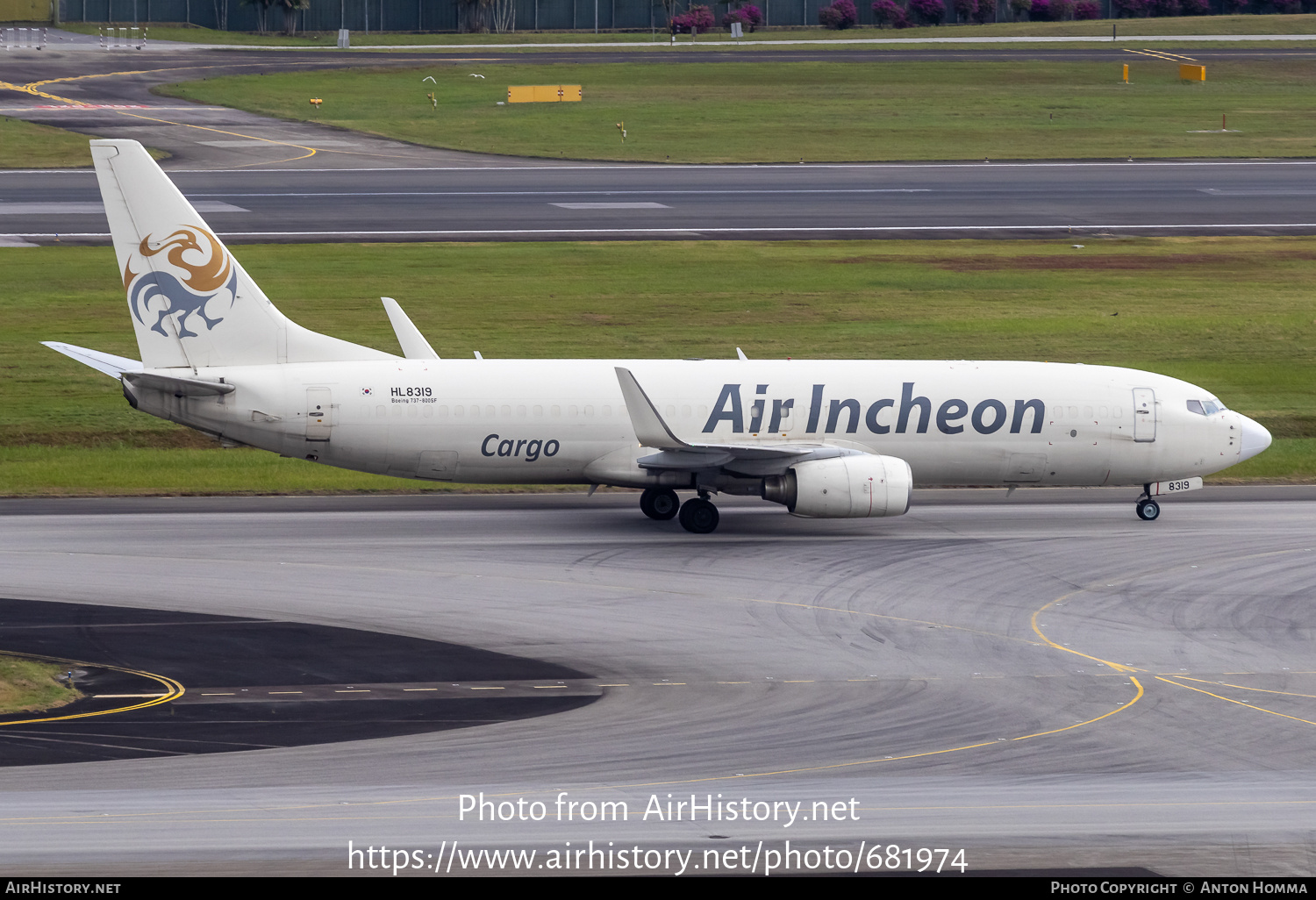 Aircraft Photo of HL8319 | Boeing 737-8ASSF | Air Incheon | AirHistory.net #681974