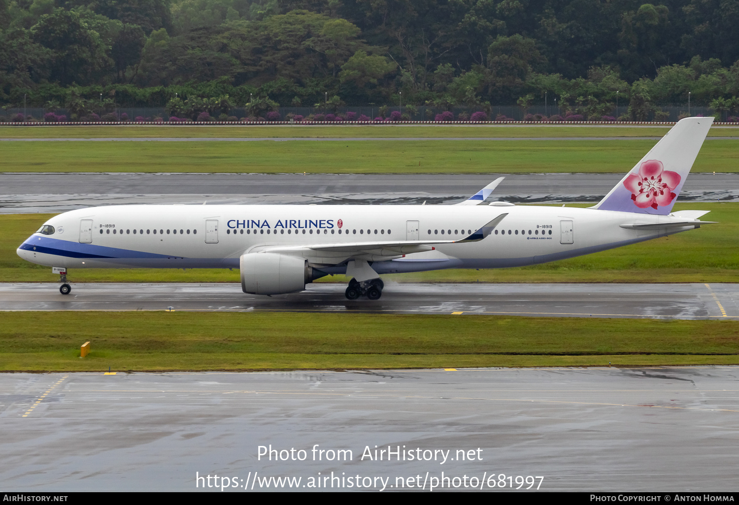 Aircraft Photo Of B 18919 Airbus A350 941 China Airlines 681997 7022