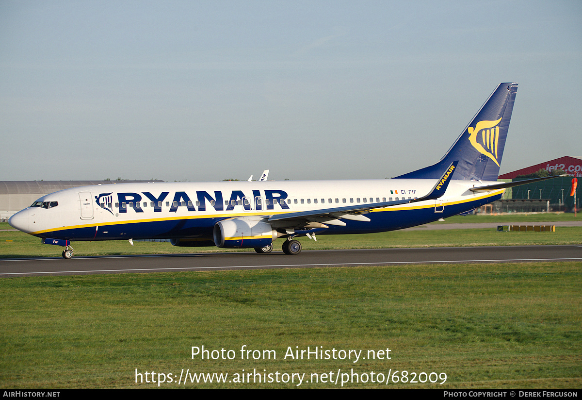 Aircraft Photo of EI-FIF | Boeing 737-8AS | Ryanair | AirHistory.net #682009