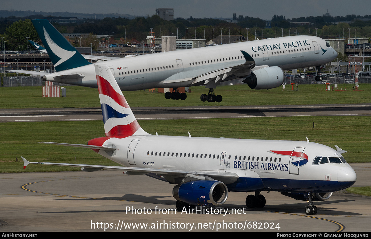 Aircraft Photo of G-EUOF | Airbus A319-131 | British Airways | AirHistory.net #682024