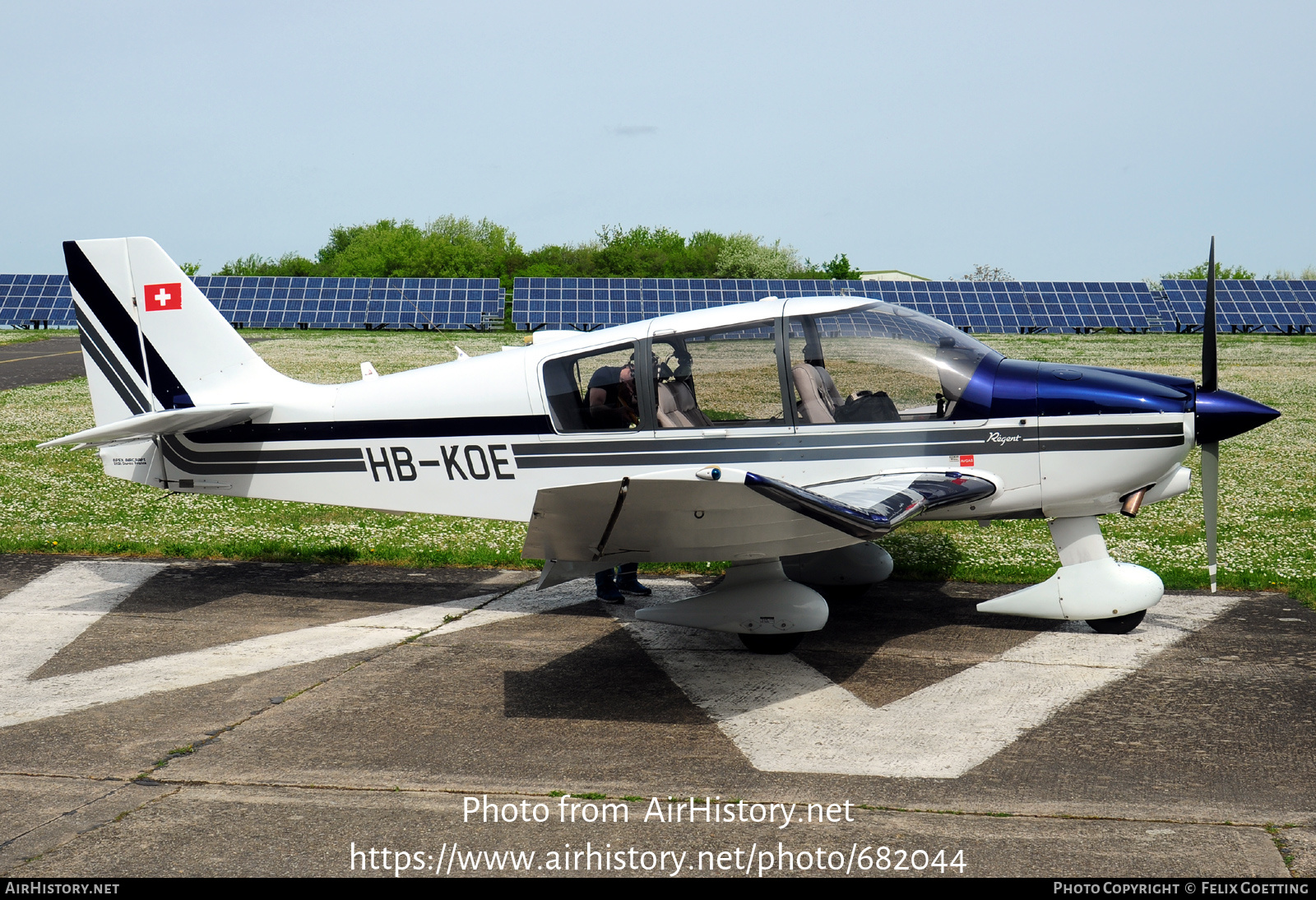 Aircraft Photo of HB-KOE | Robin DR-400-180 Regent | AirHistory.net #682044