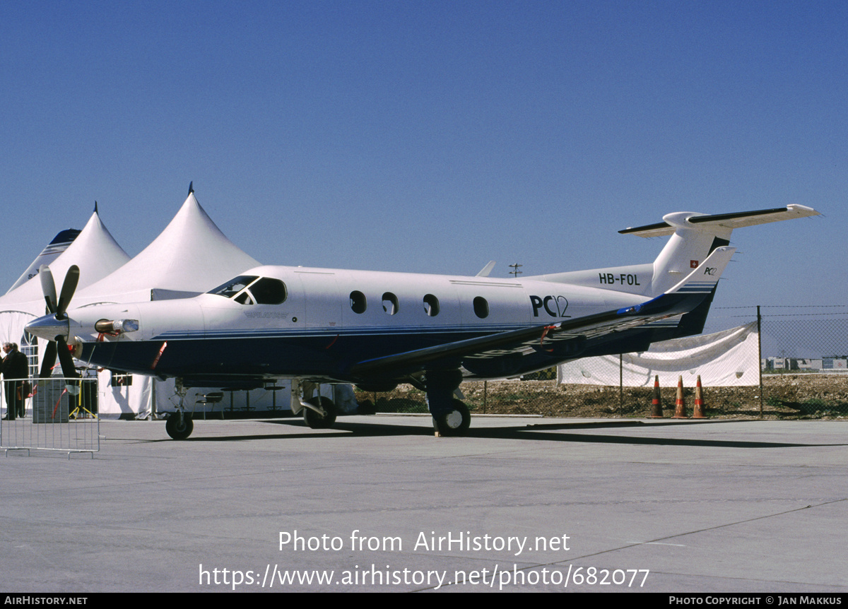 Aircraft Photo of HB-FOL | Pilatus PC-12/45 | AirHistory.net #682077