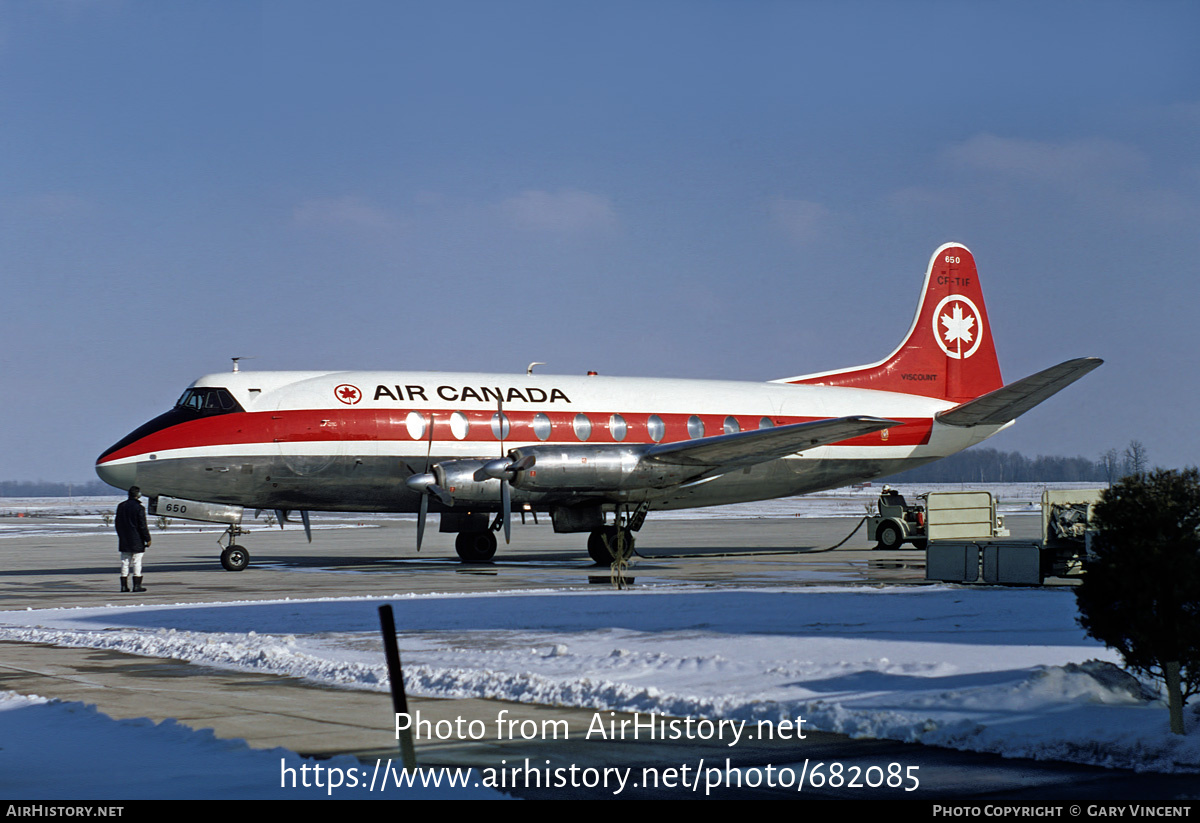 Aircraft Photo of CF-TIF | Vickers 757 Viscount | Air Canada | AirHistory.net #682085