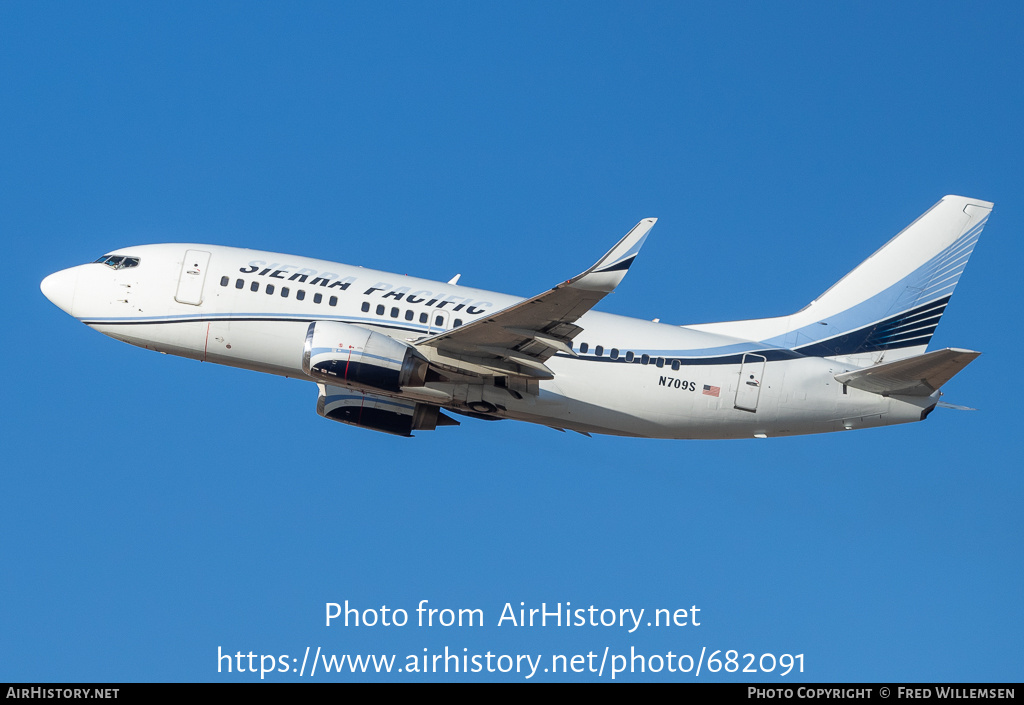 Aircraft Photo of N709S | Boeing 737-5L9 | Sierra Pacific Airlines | AirHistory.net #682091