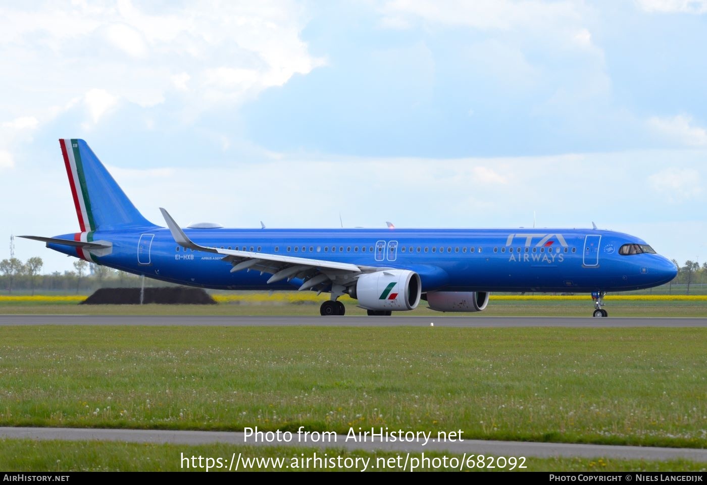 Aircraft Photo of EI-HXB | Airbus A321-271NX | ITA Airways | AirHistory.net #682092