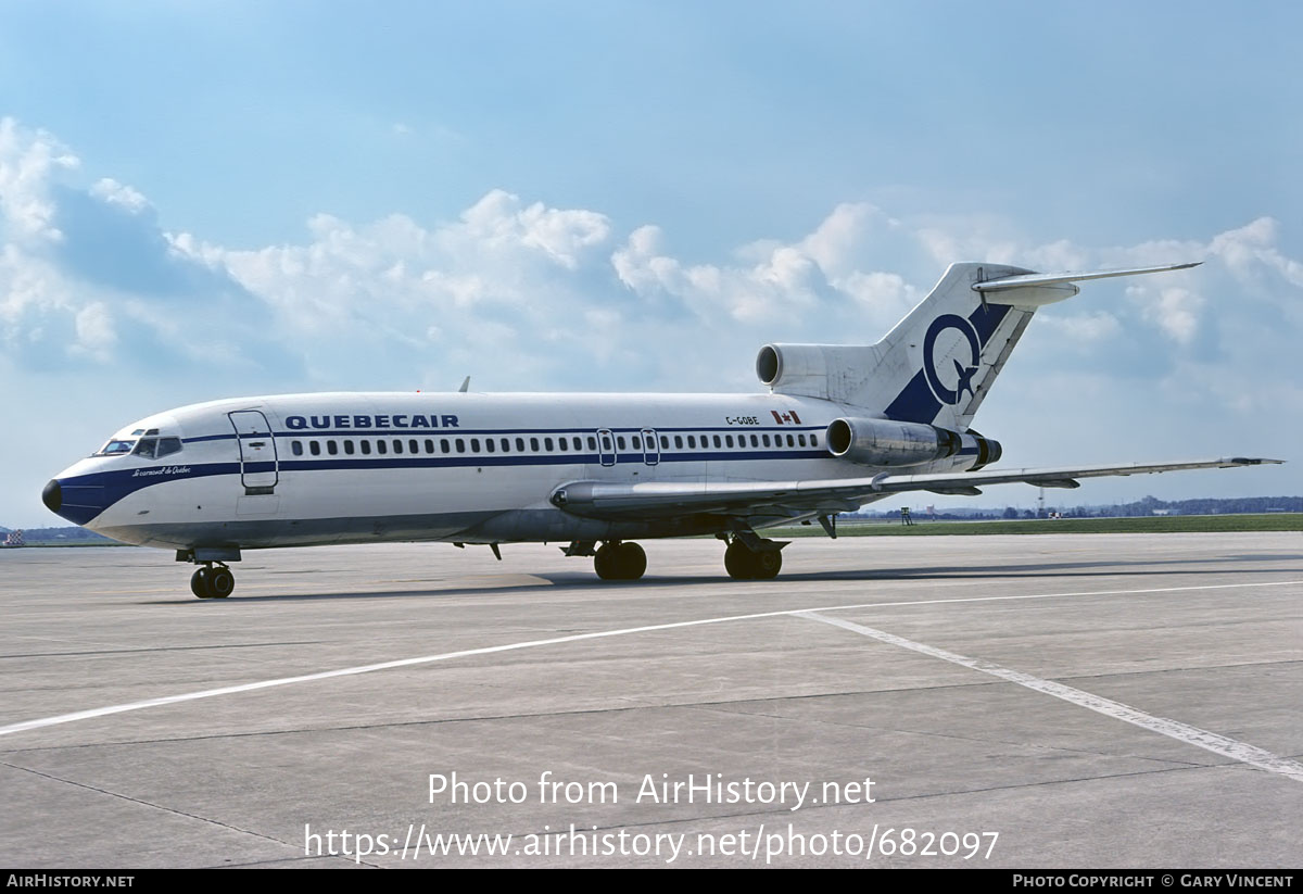 Aircraft Photo of C-GQBE | Boeing 727-25 | Quebecair | AirHistory.net #682097