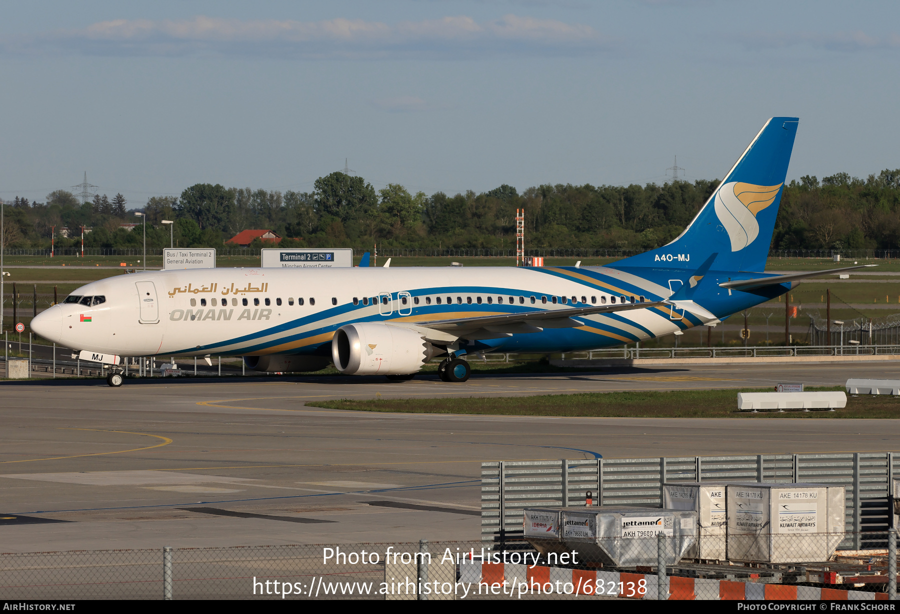 Aircraft Photo of A4O-MJ | Boeing 737-8 Max 8 | Oman Air | AirHistory.net #682138