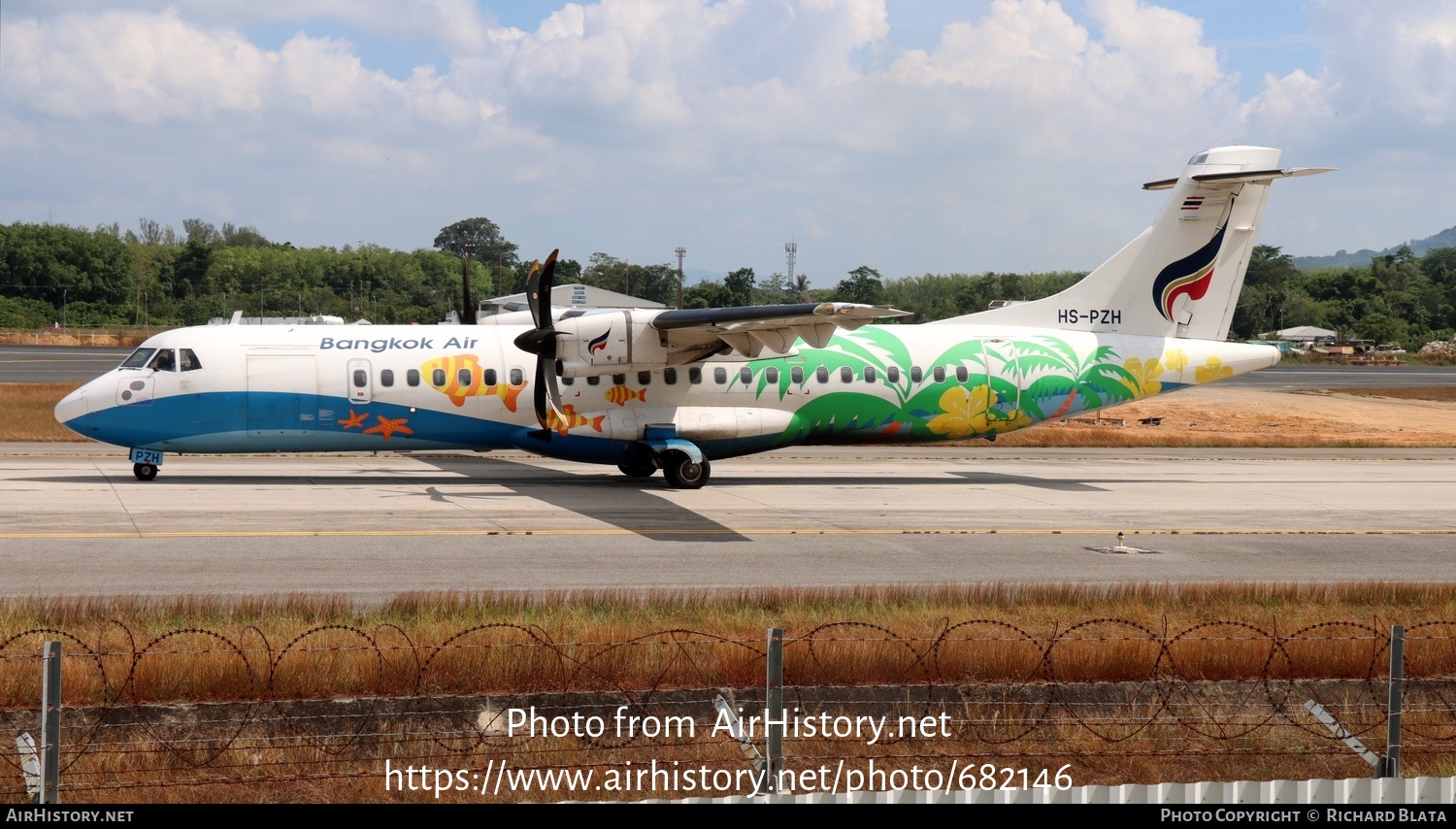 Aircraft Photo of HS-PZH | ATR ATR-72-600 (ATR-72-212A) | Bangkok Airways | AirHistory.net #682146