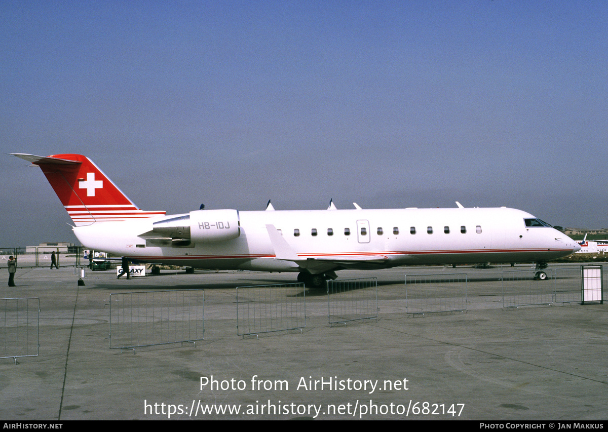 Aircraft Photo of HB-IDJ | Canadair CRJ-100SE (CL-600-2B19) | TAG Aviation | AirHistory.net #682147