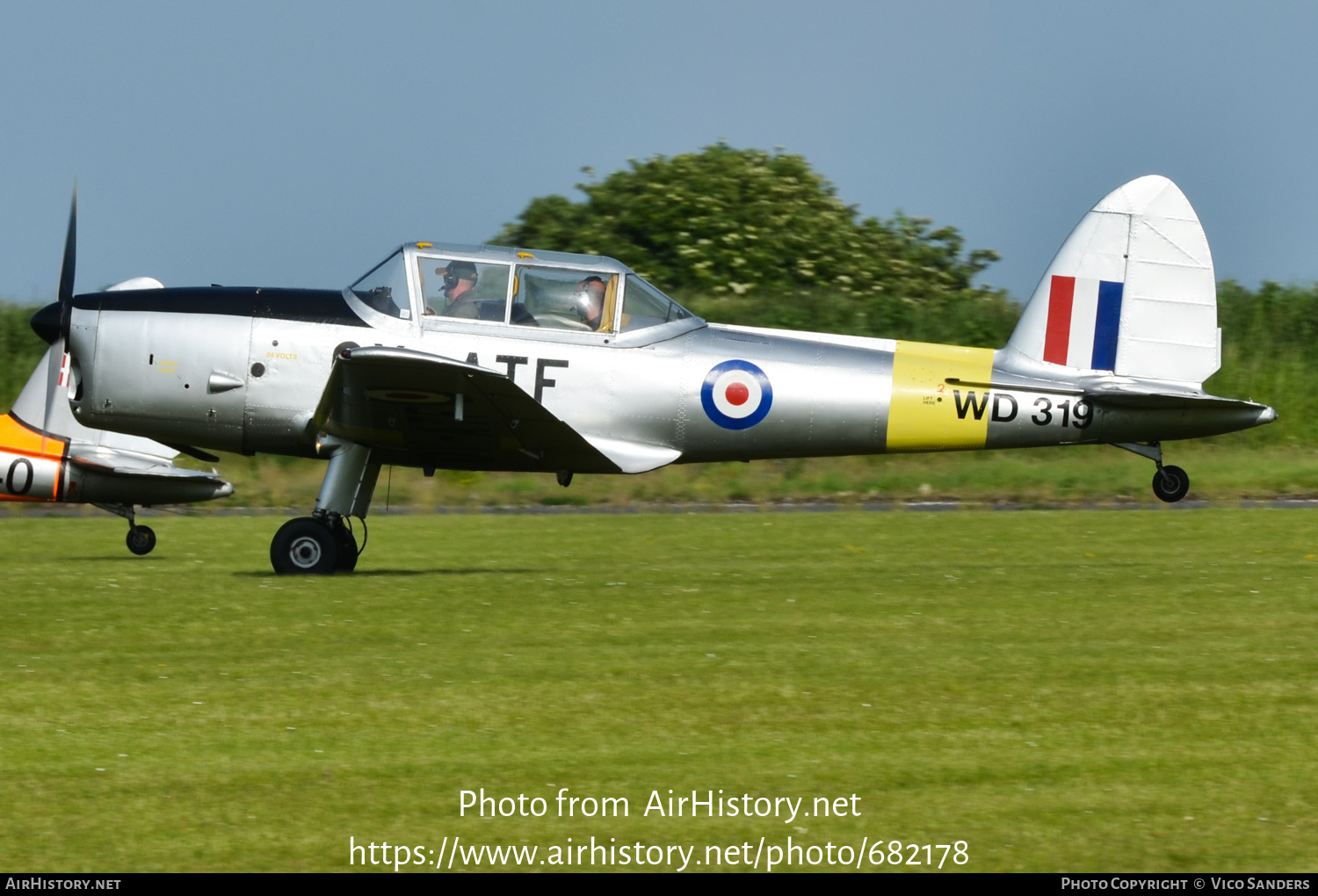 Aircraft Photo of OY-ATF / WD319 | De Havilland DHC-1 Chipmunk Mk22 | UK - Air Force | AirHistory.net #682178