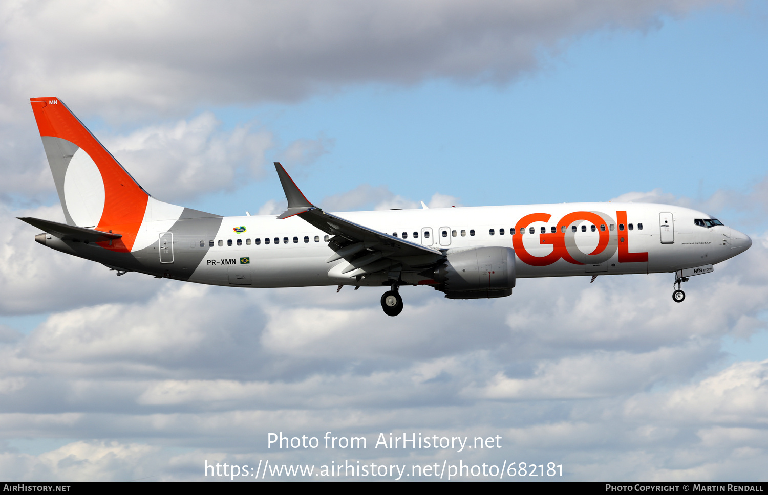 Aircraft Photo of PR-XMN | Boeing 737-8 Max 8 | GOL Linhas Aéreas | AirHistory.net #682181