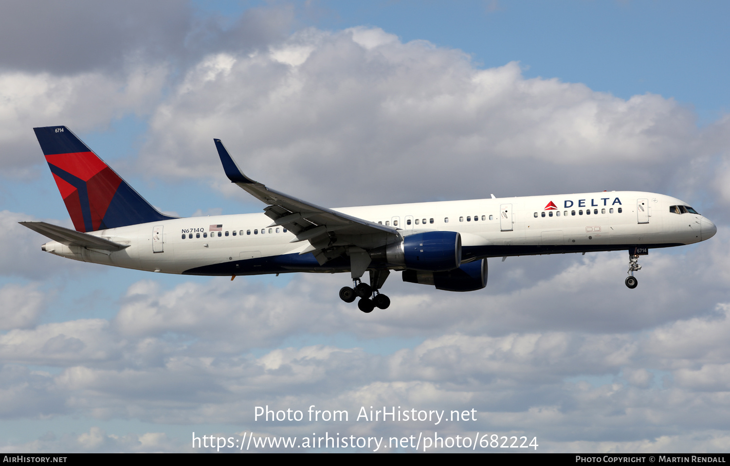 Aircraft Photo of N6714Q | Boeing 757-232 | Delta Air Lines | AirHistory.net #682224