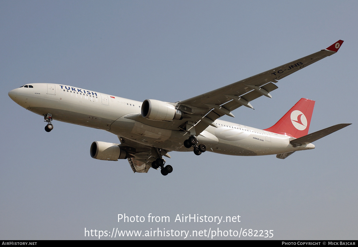 Aircraft Photo of TC-JNB | Airbus A330-203 | Turkish Airlines | AirHistory.net #682235
