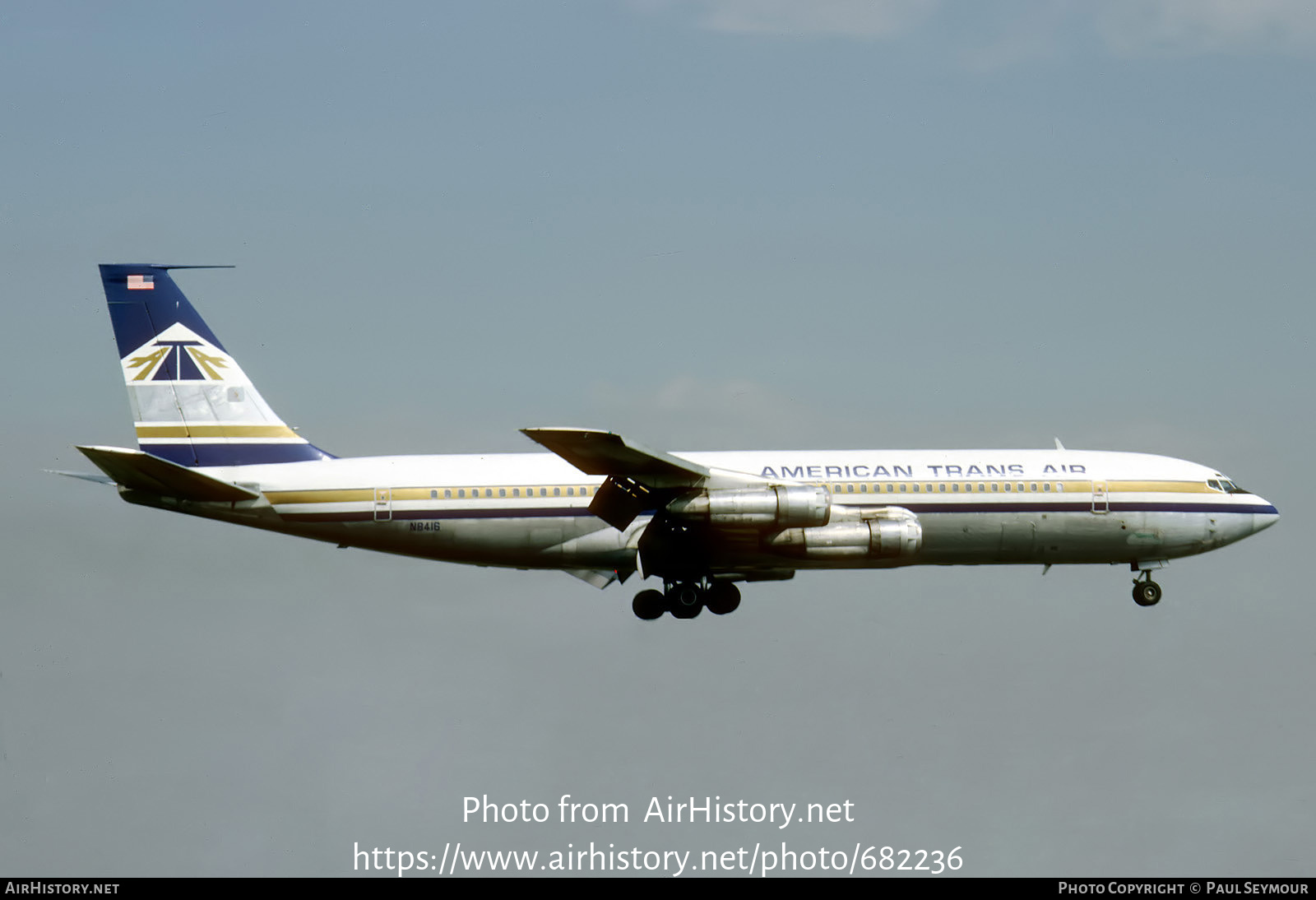 Aircraft Photo of N8416 | Boeing 707-323C | American Trans Air - ATA | AirHistory.net #682236