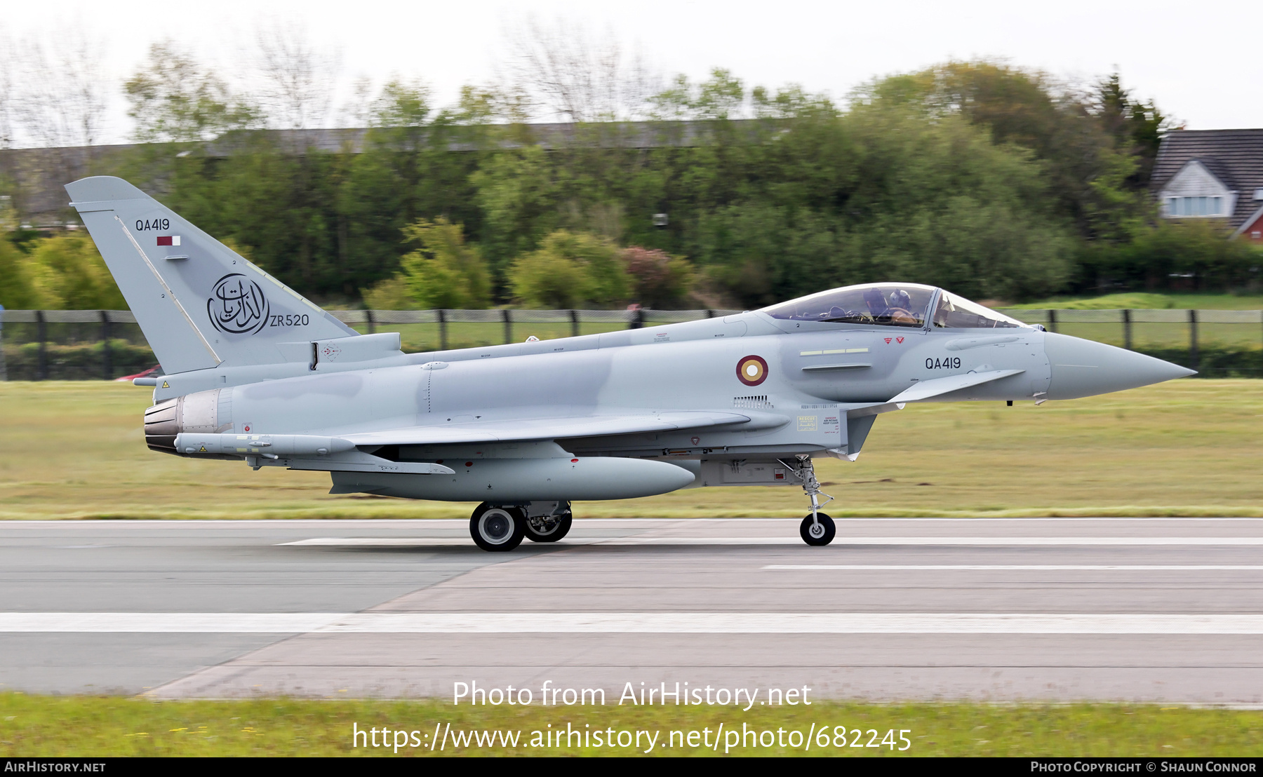 Aircraft Photo of QA419 / ZR520 | Eurofighter EF-2000 Typhoon | Qatar - Air Force | AirHistory.net #682245