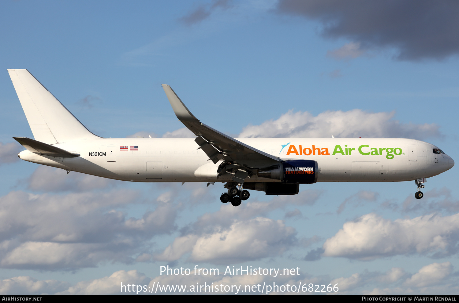 Aircraft Photo of N321CM | Boeing 767-323/ER(BDSF) | Aloha Air Cargo | AirHistory.net #682266