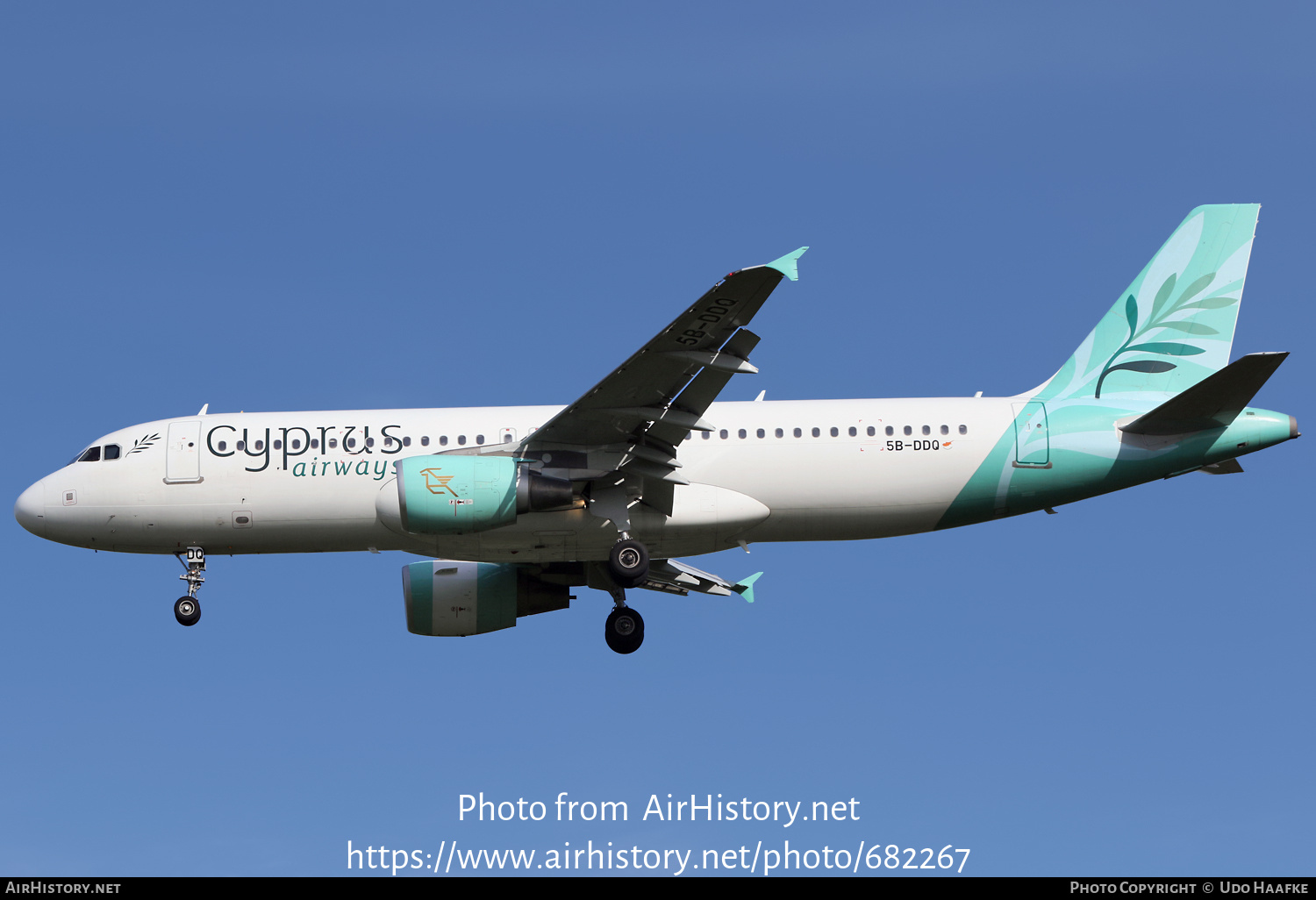 Aircraft Photo of 5B-DDQ | Airbus A320-214 | Cyprus Airways | AirHistory.net #682267