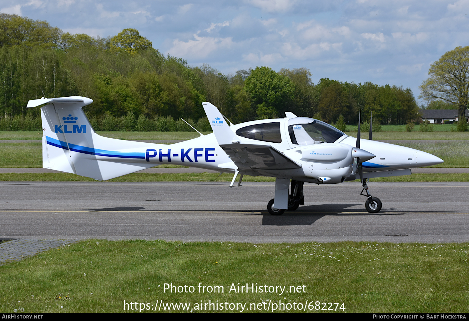 Aircraft Photo of PH-KFE | Diamond DA42 NG Twin Star | KLM Flight Academy | AirHistory.net #682274