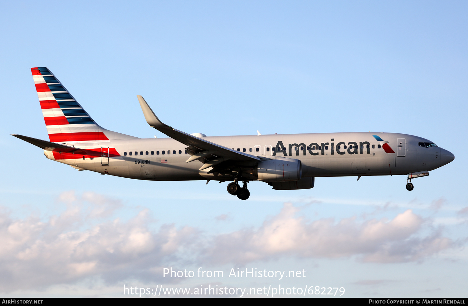 Aircraft Photo of N910NN | Boeing 737-823 | American Airlines | AirHistory.net #682279