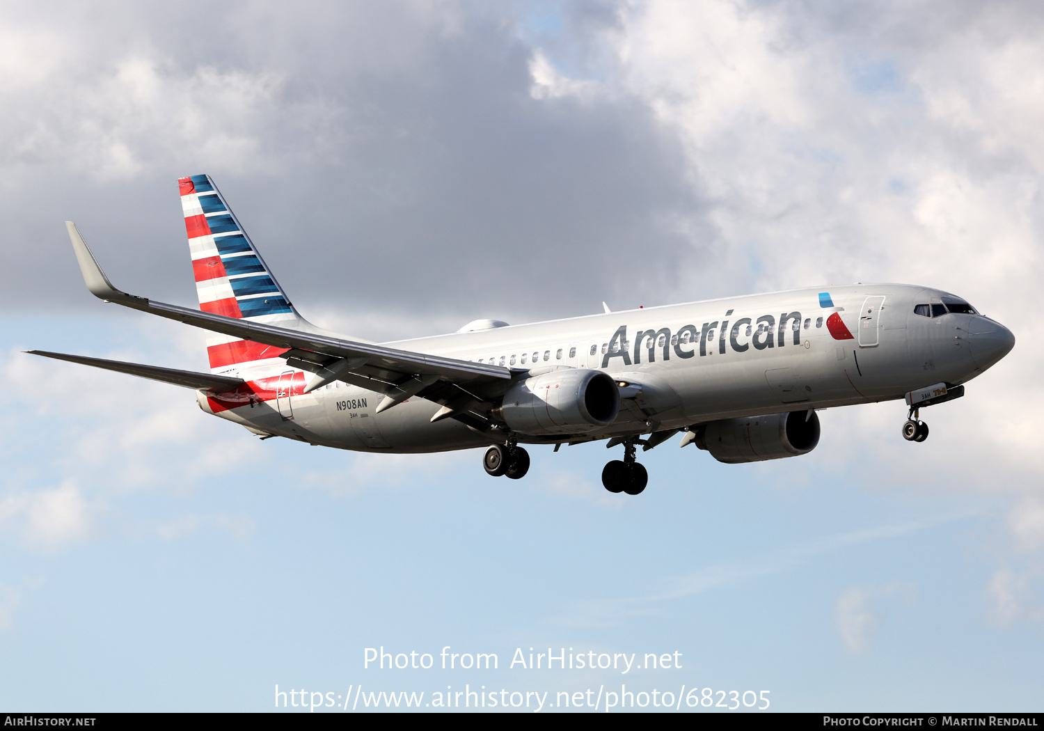 Aircraft Photo of N908AN | Boeing 737-823 | American Airlines | AirHistory.net #682305