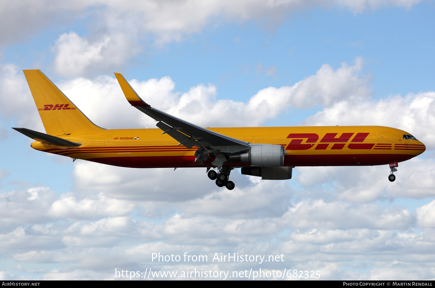 Aircraft Photo of HP-3610DAE | Boeing 767-316/ER(BCF) | DHL International | AirHistory.net #682325